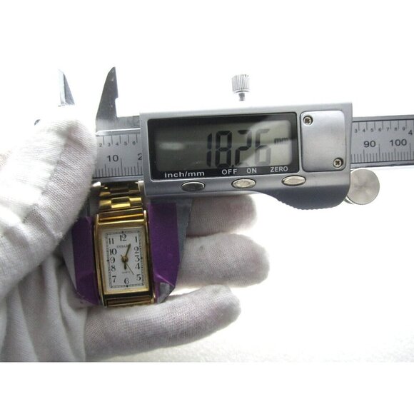 Women Embassy Quartz WR Analog 18mm Tank Watch (H612) "New Battery" - Picture 2 of 10